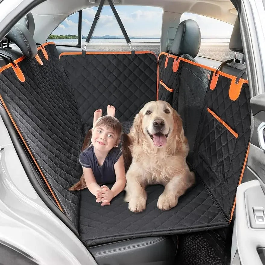 Backseat Extender for Dogs - Black with Door Covers